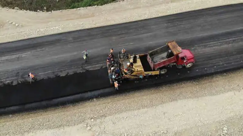Carretera de las culturas Palenque Chiapas obras
